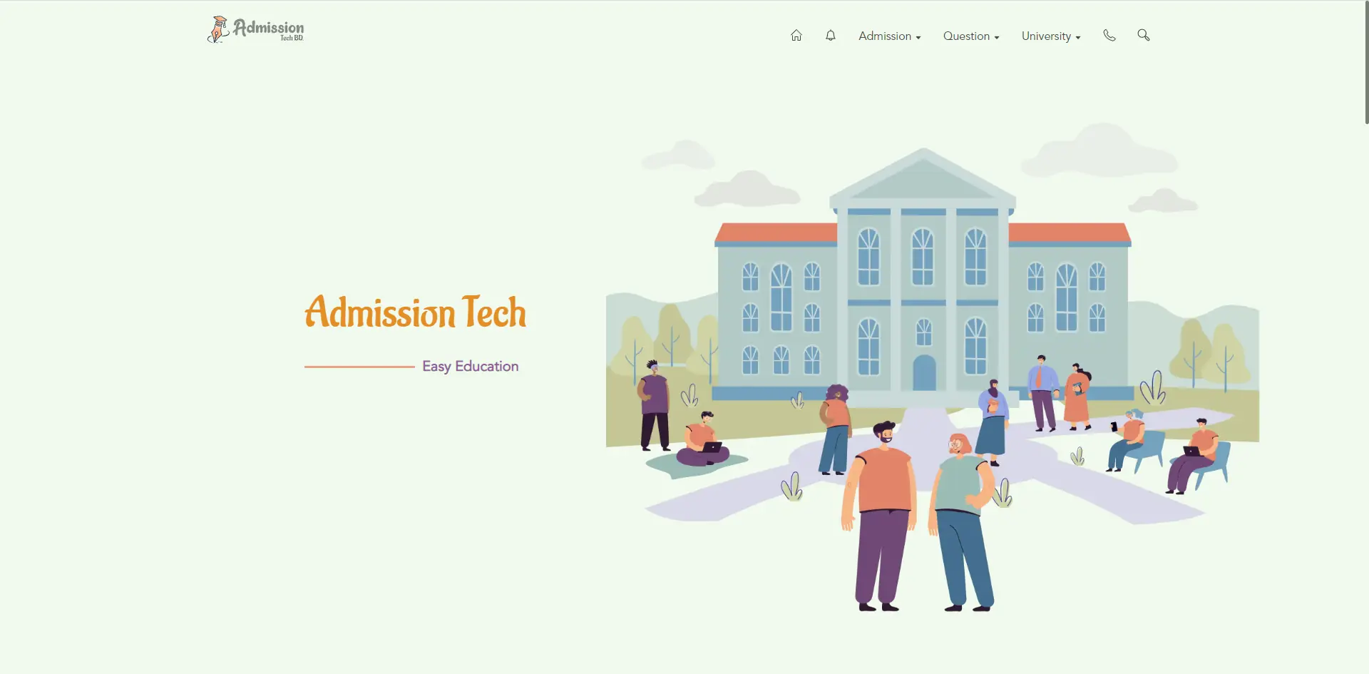 saiful's website Admission Tech